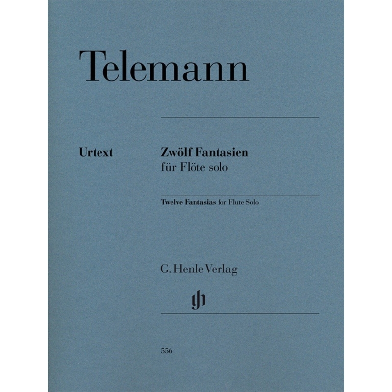 Telemann, Georg Philipp - Twelve Fantasias for Flute Solo TWV 40:2-13 
