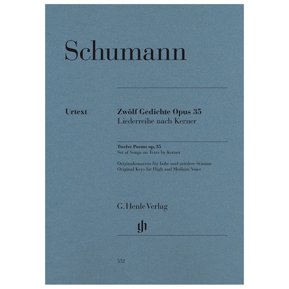 Schumann, Robert - Twelve Poems op. 35 