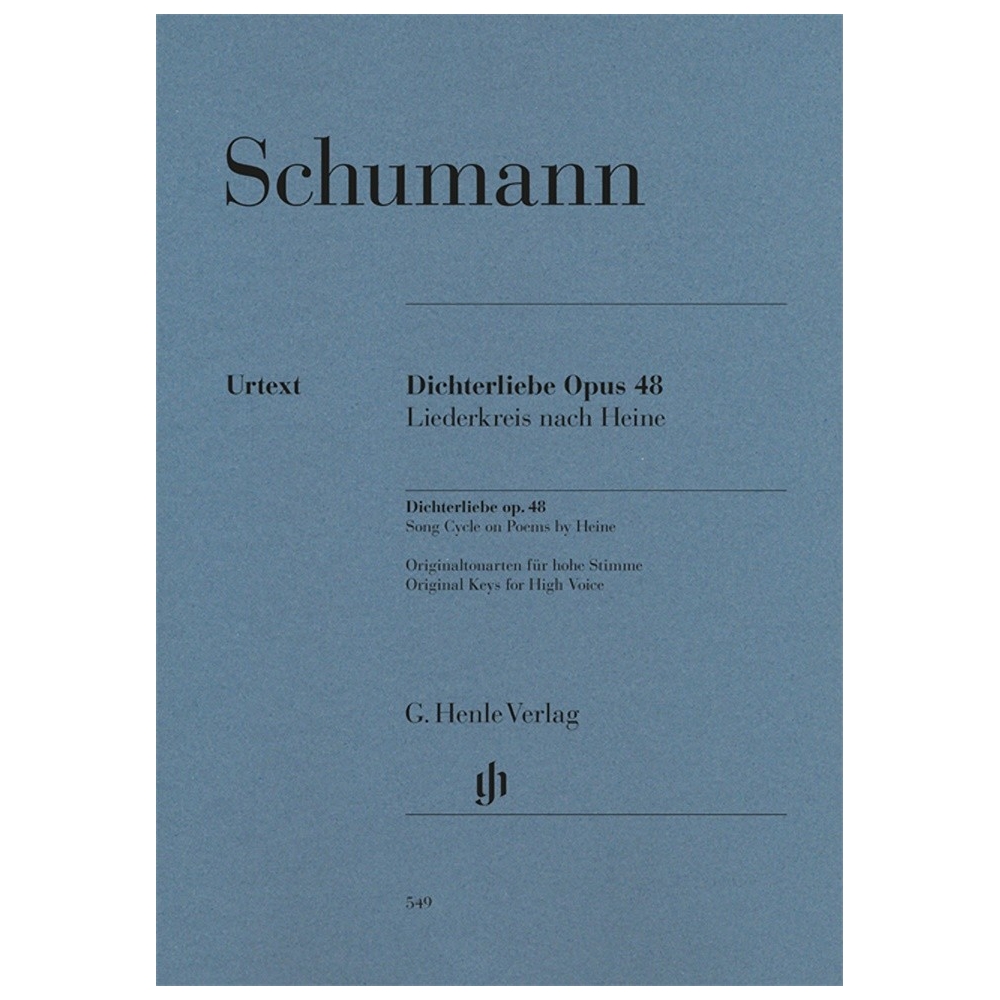 Schumann, Robert - Dichterliebe op. 48 Urtext