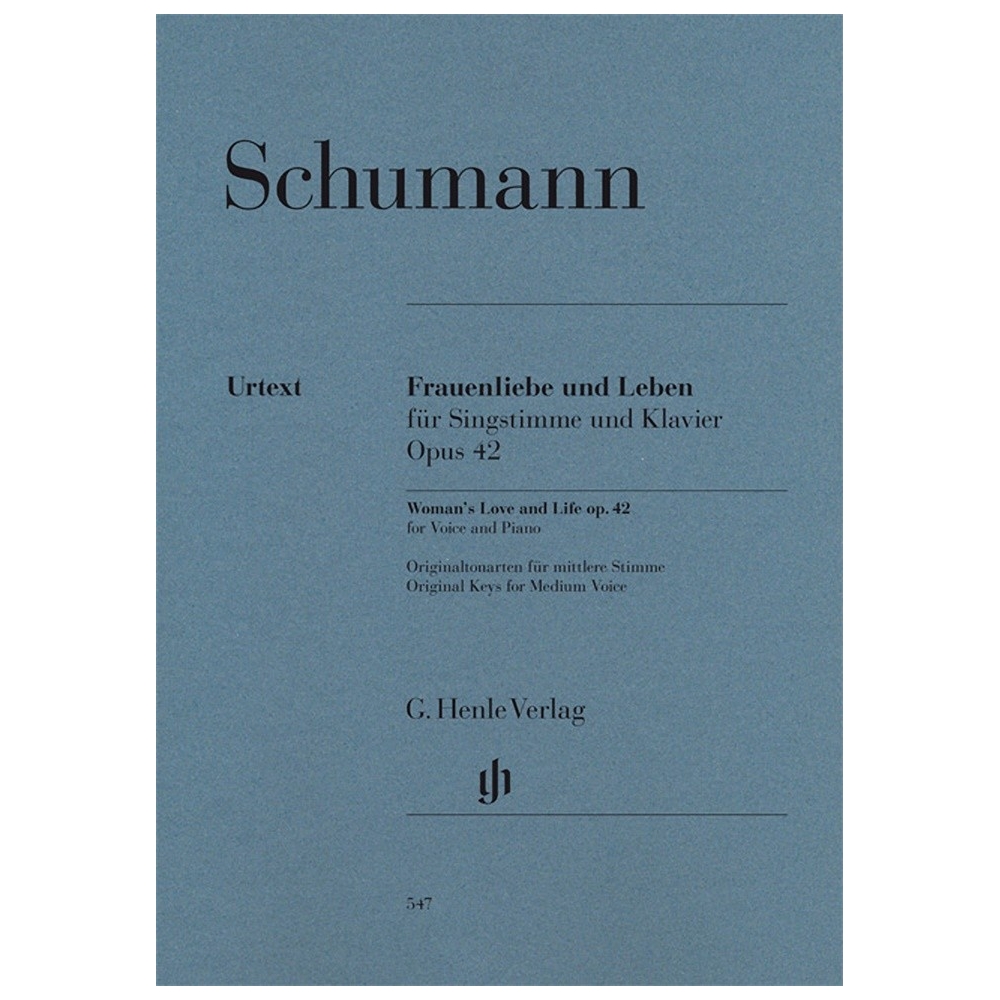 Schumann, Robert - Woman’s Love and Life(Frauenliebe und Leben) for Voice and Piano op. 42 