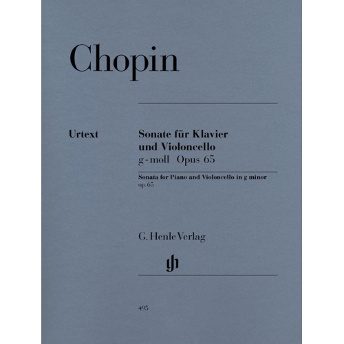 Chopin, Frédéric - Sonata for Piano an Violoncello in g minor op. 65