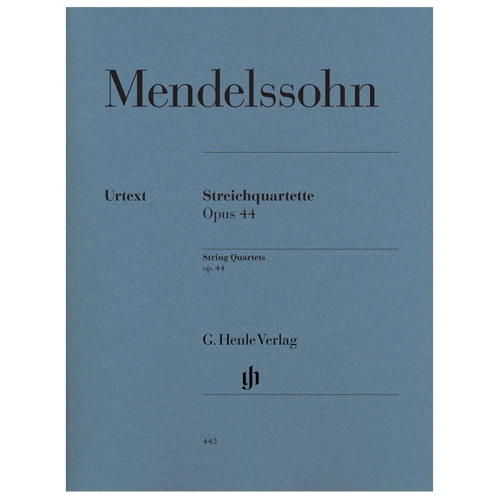 Mendelssohn Bartholdy, Felix - String Quartets op. 44/1-3 