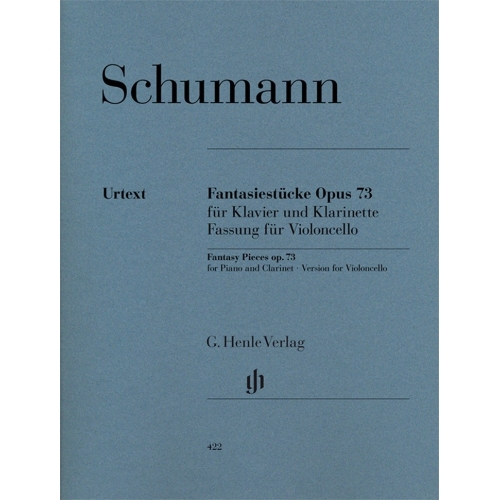 Schumann, Robert - Fantasy Pieces for Piano and Clarinet (or Violin or Violoncello) op. 73