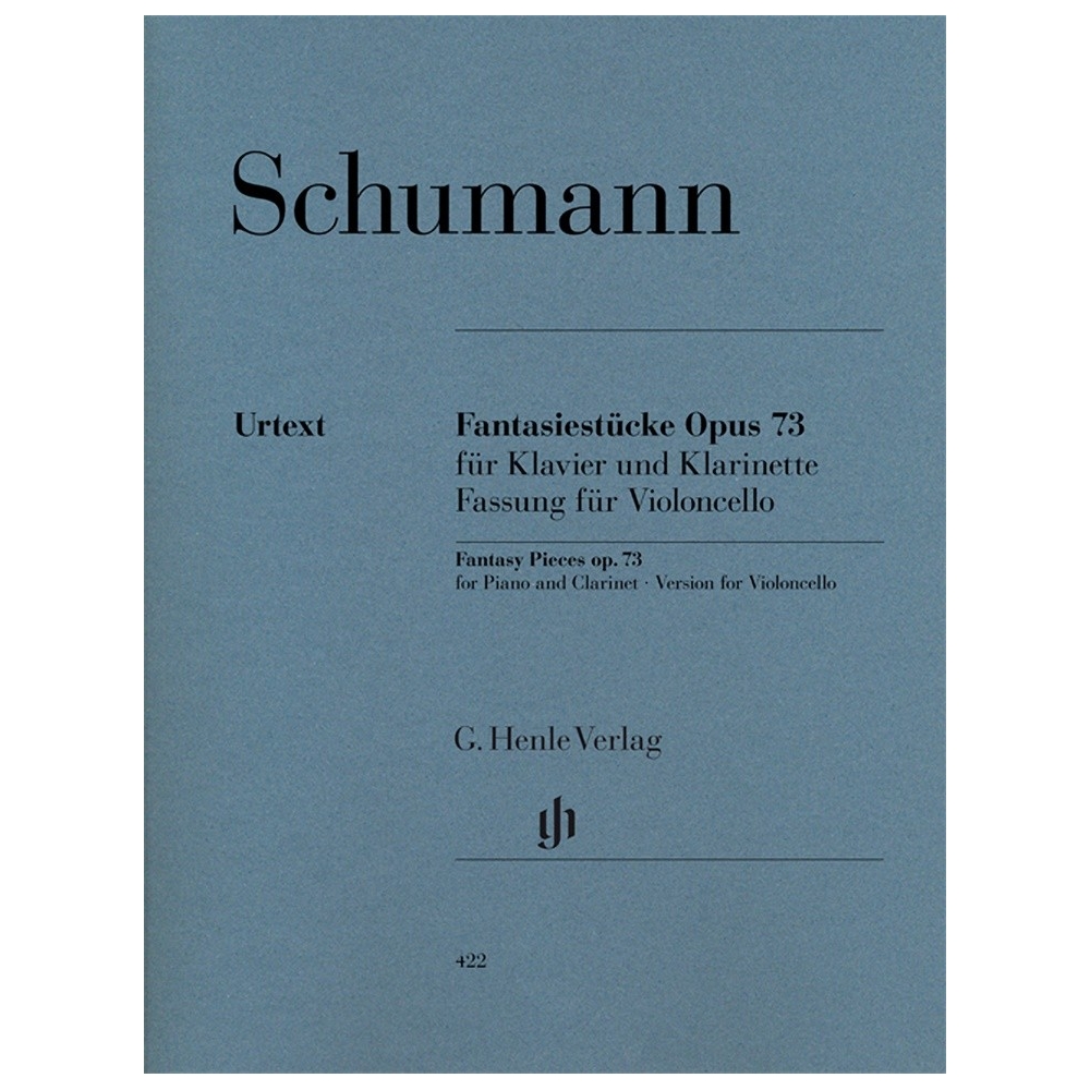 Schumann, Robert - Fantasy Pieces for Piano and Clarinet (or Violin or Violoncello) (version for Violoncello) op. 73 