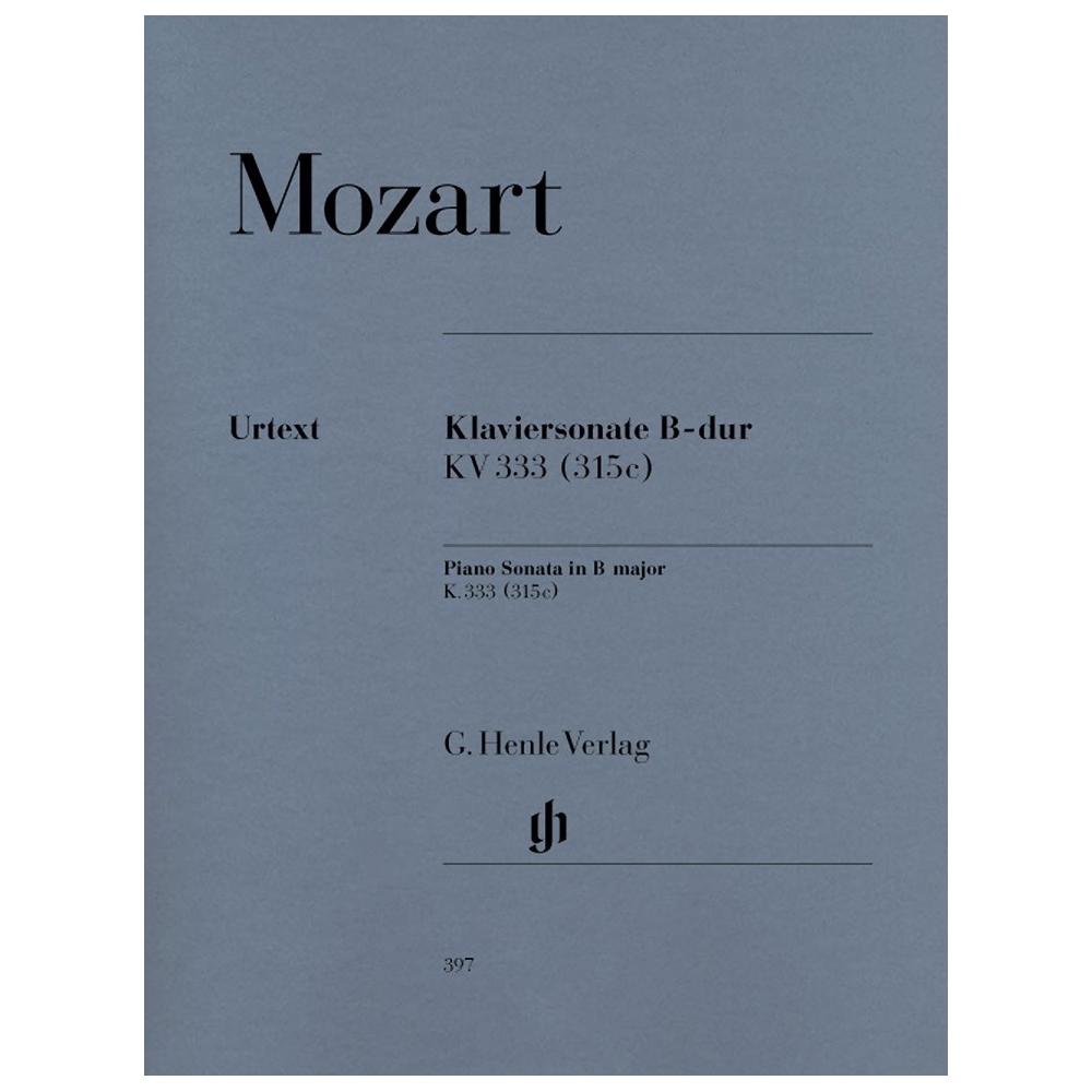 Mozart, Wolfgang Amadeus - Piano Sonata B flat major KV 333 (315c) 