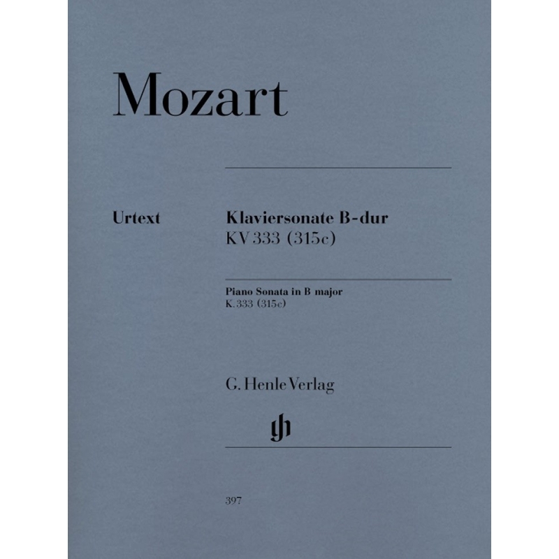 Mozart, Wolfgang Amadeus - Piano Sonata B flat major KV 333 (315c) 