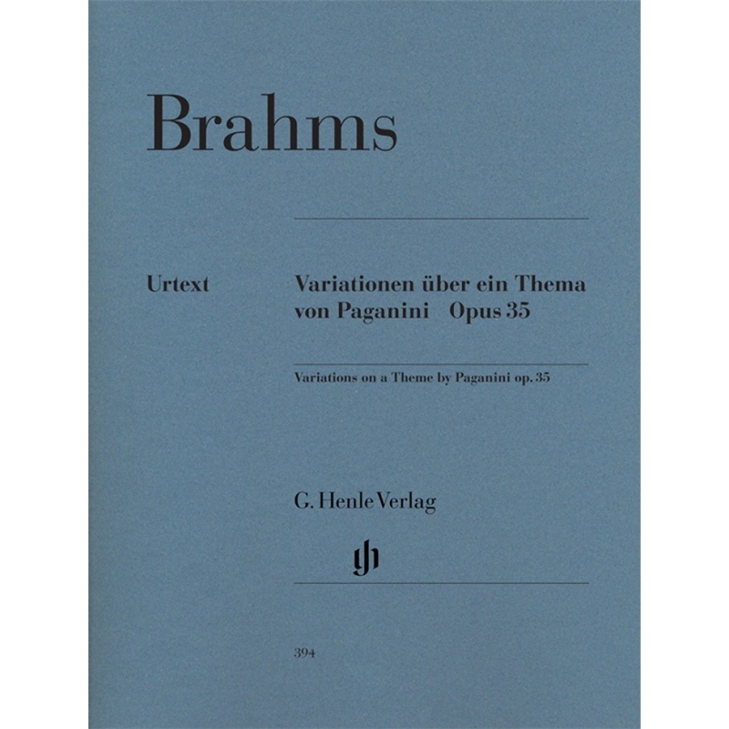 Brahms, Johannes - Paganini-Variations op. 35 