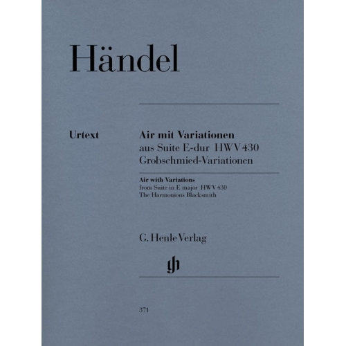 Handel, George Frideric - Air with Variations from Suite in E major (The Harmonious Blacksmith)