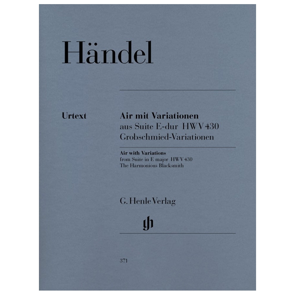 Handel, George Frideric - Air with Variations from Suite in E major (The Harmonious Blacksmith) 