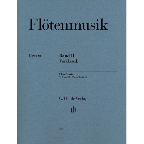 Flute music II Pre-Classical Vol. 2
