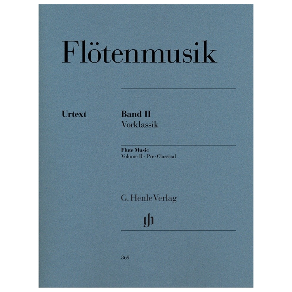 Flute music II Pre-Classical Vol. 2