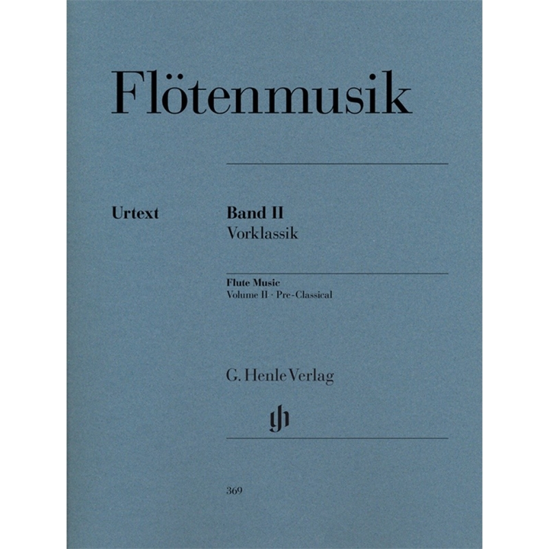 Flute music II Pre-Classical Vol. 2