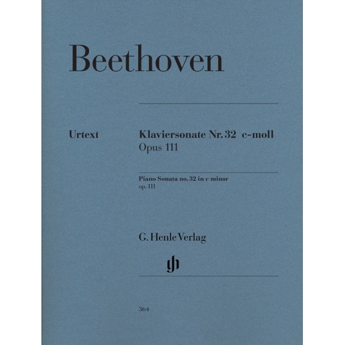 Beethoven, Ludwig van - Piano Sonata No. 32 c minor op. 111