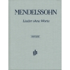 Mendelssohn Bartholdy, Felix - Songs without words