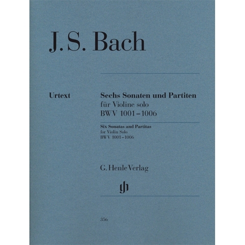 Bach, Johann Sebastian - Sonatas and Partitas for Violin solo  BWV 1001-1006 - (notated and annotated version)