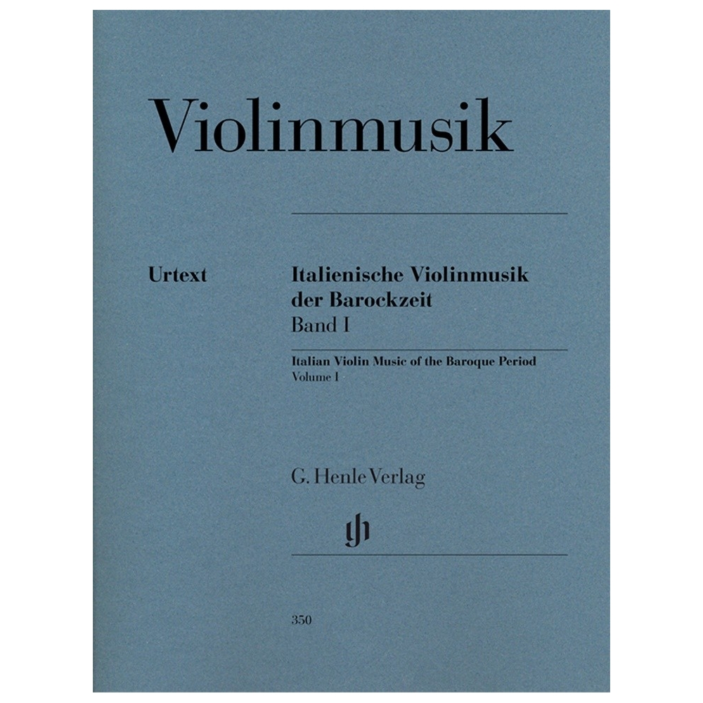 Italian Violin Music of the Baroque Era Vol. 1