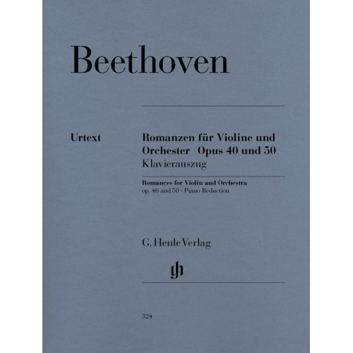 Beethoven, Ludwig van - Romances for Violin and Orchestra in G and F major op. 40 u. 50