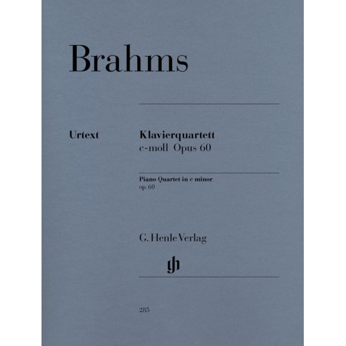 Brahms, Johannes - Piano Quartet in c minor op. 60