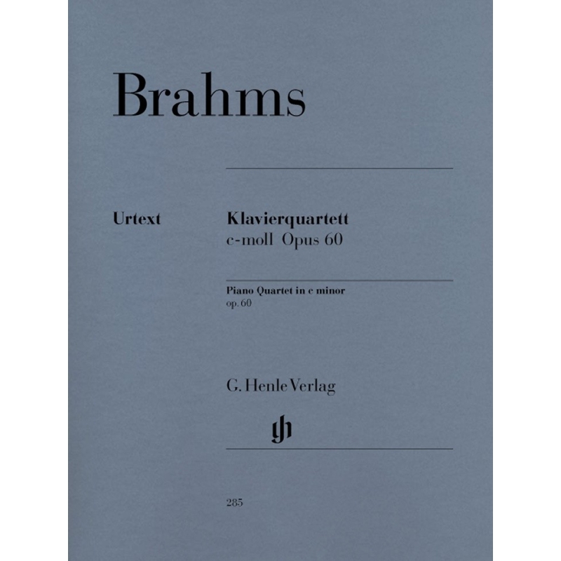 Brahms, Johannes - Piano Quartet c minor op. 60 