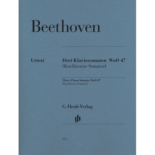 Beethoven, Ludwig van - 3 Piano Sonatas [Kurfürsten] WoO 47 