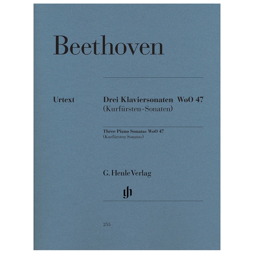 Beethoven, Ludwig van - 3 Piano Sonatas [Kurfürsten] WoO 47 