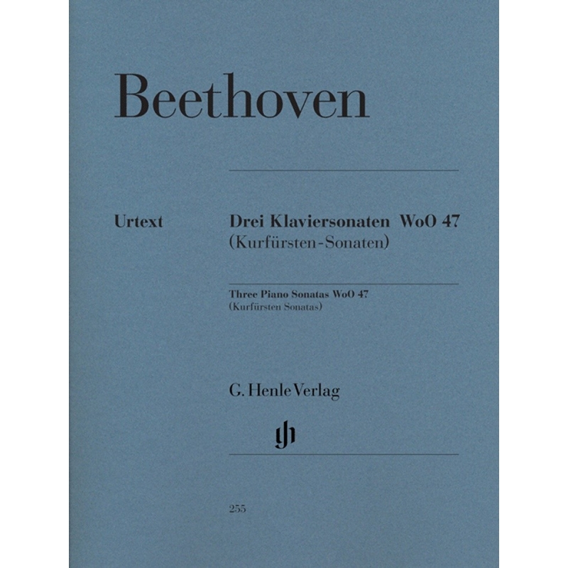 Beethoven, Ludwig van - 3 Piano Sonatas [Kurfürsten] WoO 47 
