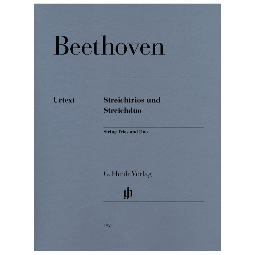 Beethoven, L.v - String Trios and String Duo