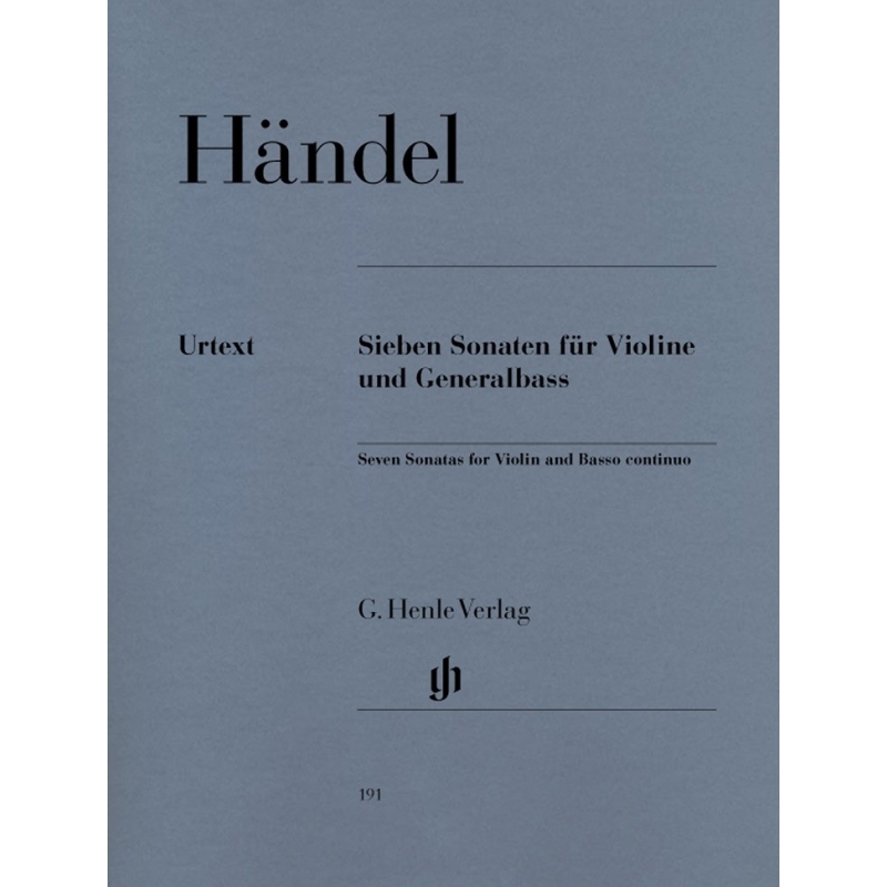 Handel, George Frideric - 7 Sonatas for Violine and Basso Continuo