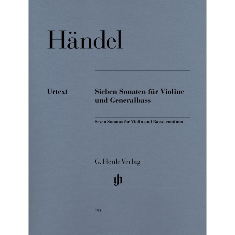 Handel, George Frideric - 7 Sonatas for Violine and Basso Continuo 