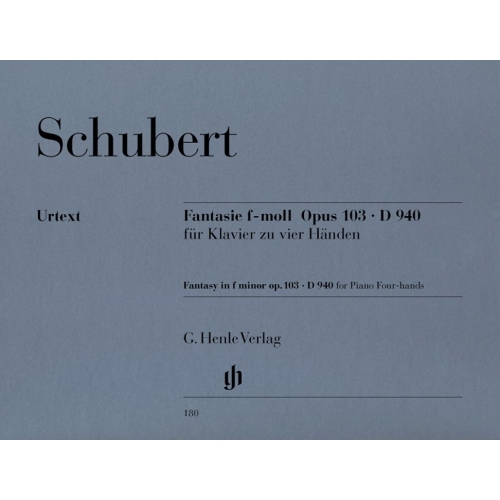 Schubert, Franz - Fantasy f minor op. 103 D 940