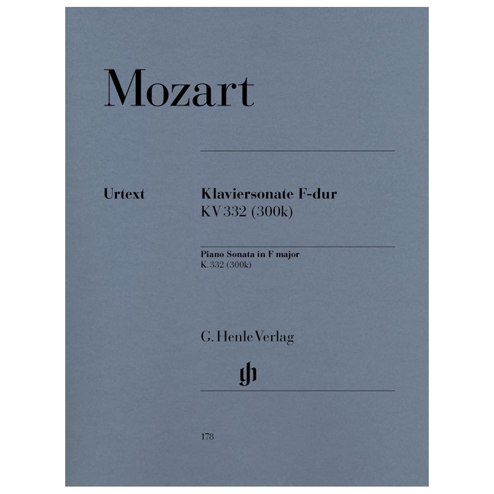 Mozart, Wolfgang Amadeus - Piano Sonata F major KV 332 (300k) 