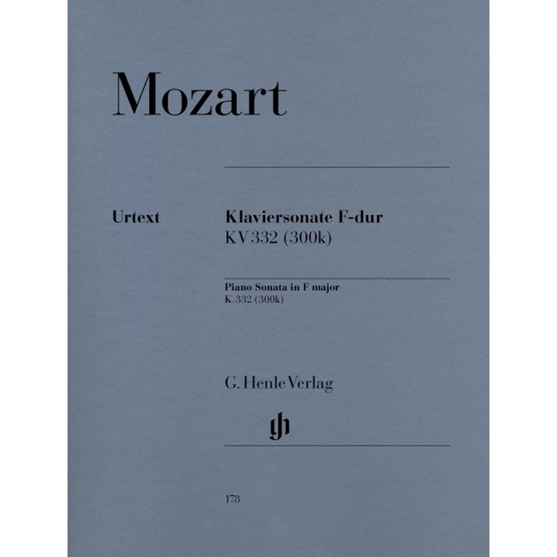Mozart, Wolfgang Amadeus - Piano Sonata F major KV 332 (300k) 