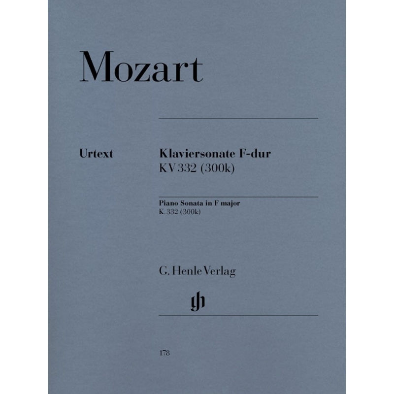 Mozart, Wolfgang Amadeus - Piano Sonata F major  KV 332 (300k)