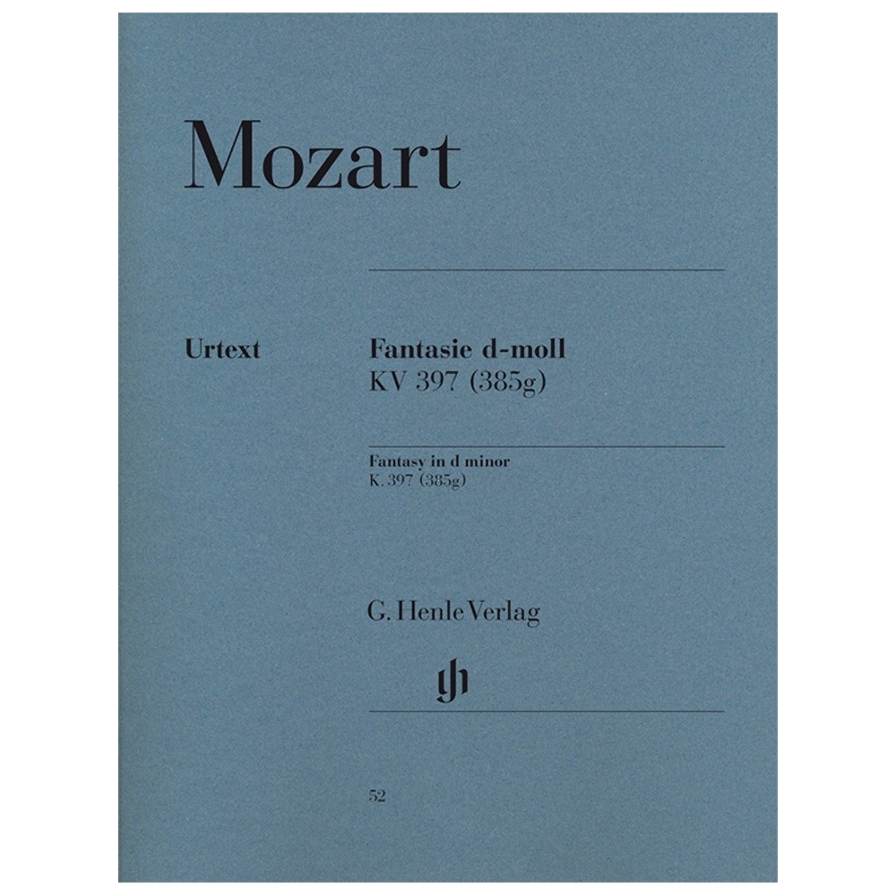 Mozart, W.A - Fantasy in d minor K. 397 (385g)