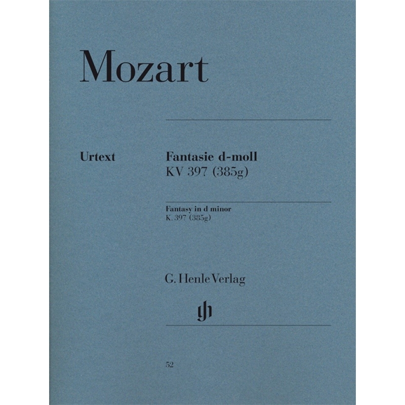 Mozart, W.A - Fantasy in d minor K. 397 (385g)