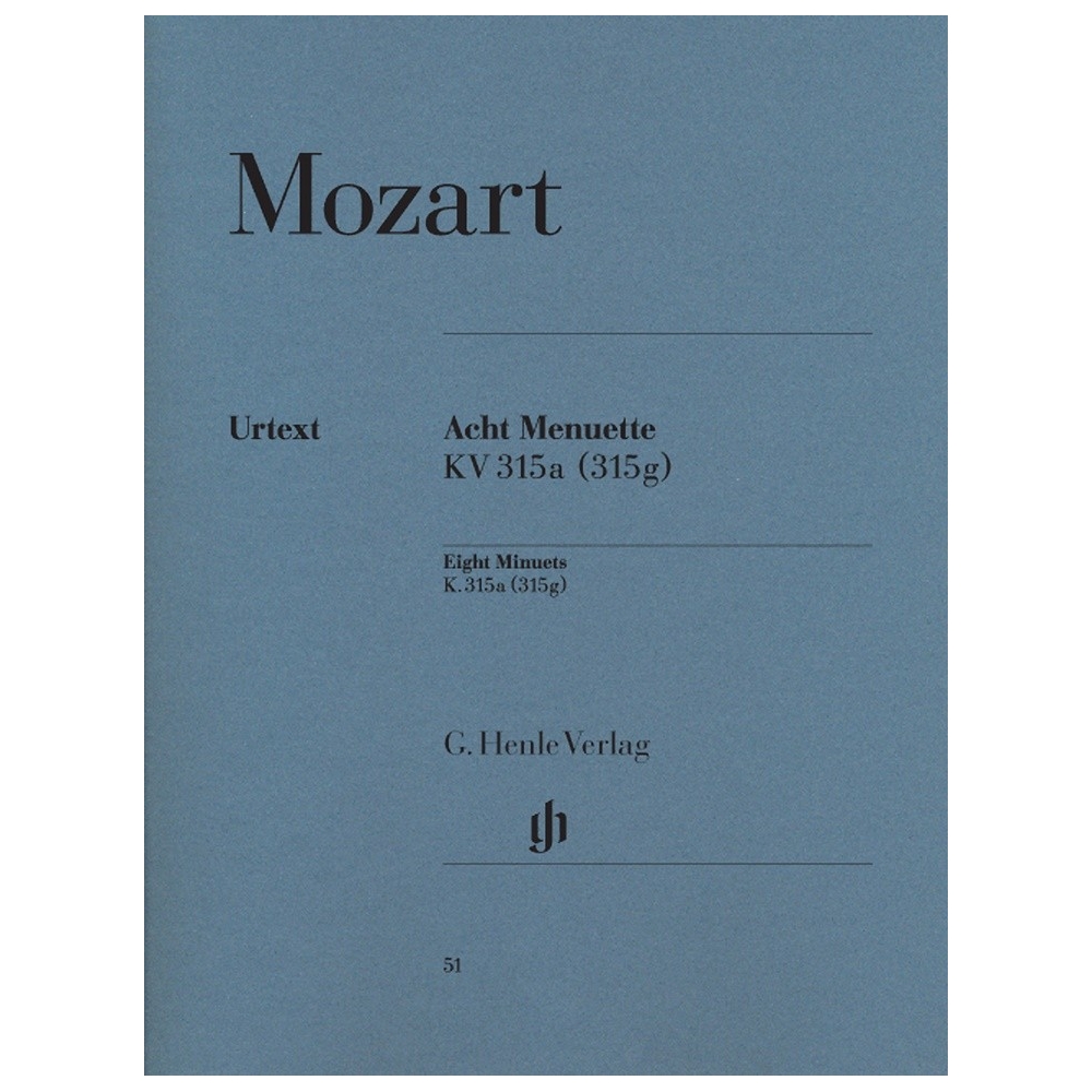 Mozart, Wolfgang Amadeus - 8 Minuets with Trios KV 315g 
