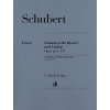 Schubert, Franz - Sonatinas  for Piano and Violin op. post. 137