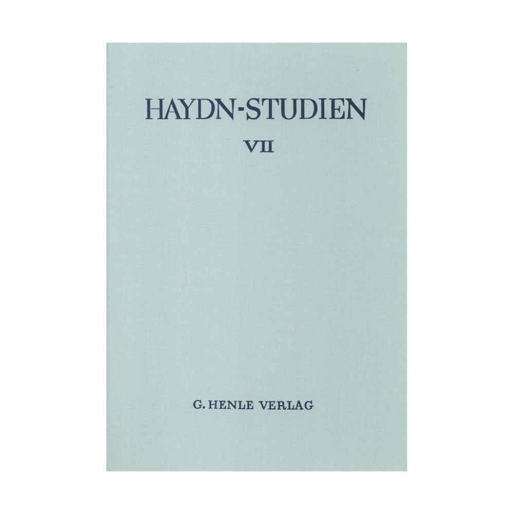 Haydn-Studien Einbanddecke 7 
