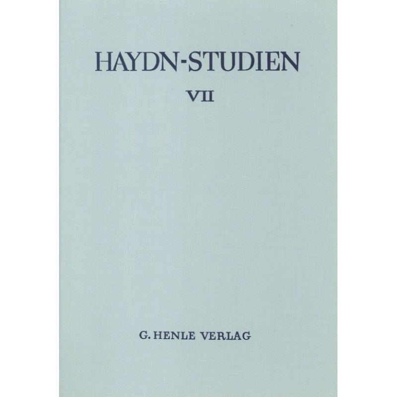 Haydn-Studien Einbanddecke 7 