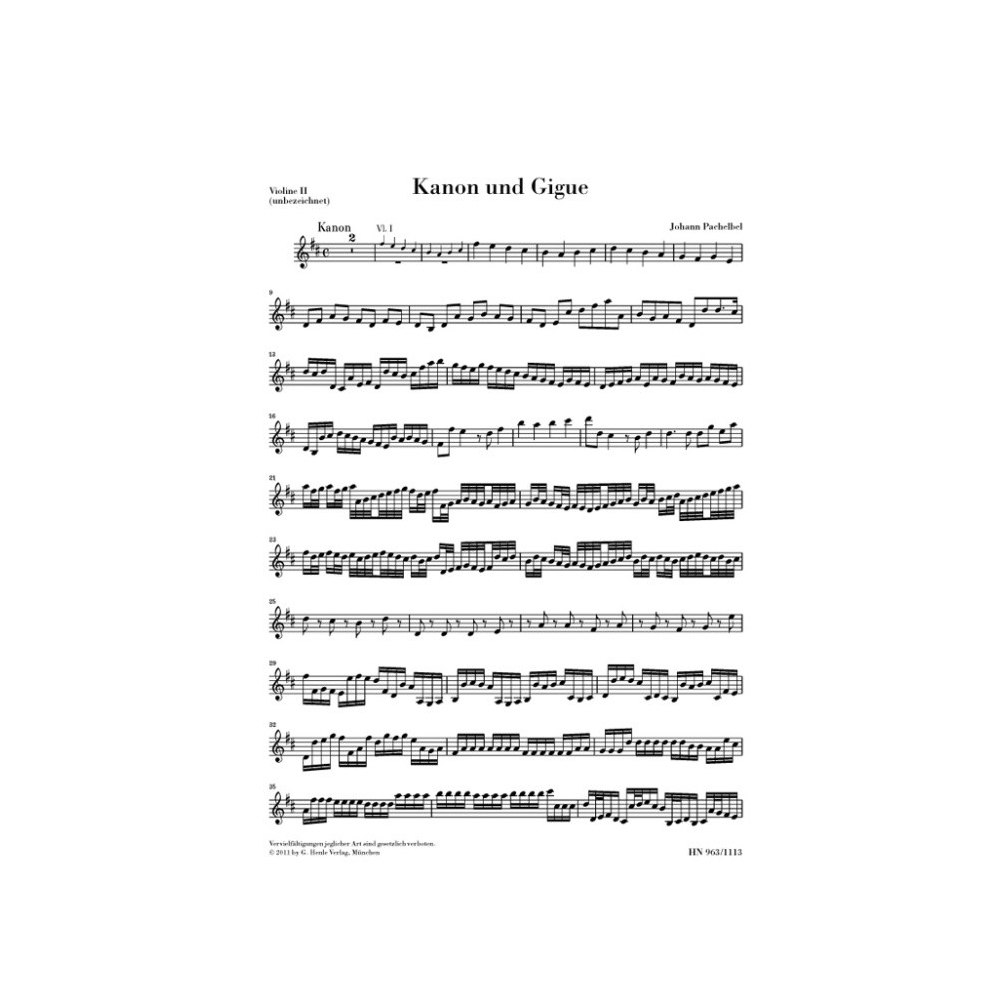 Pachelbel, Johann - Canon and Gigue 
