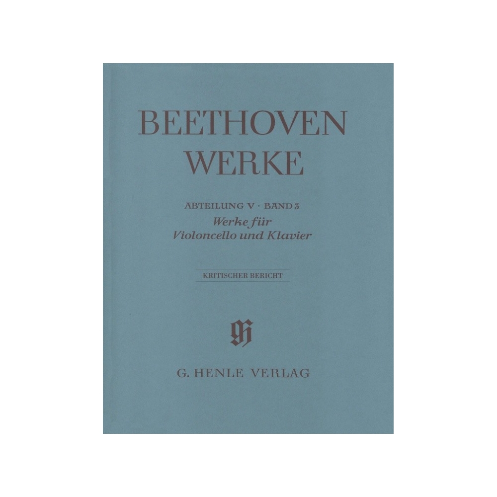 Beethoven, Ludwig van - Works for Cello and Piano 