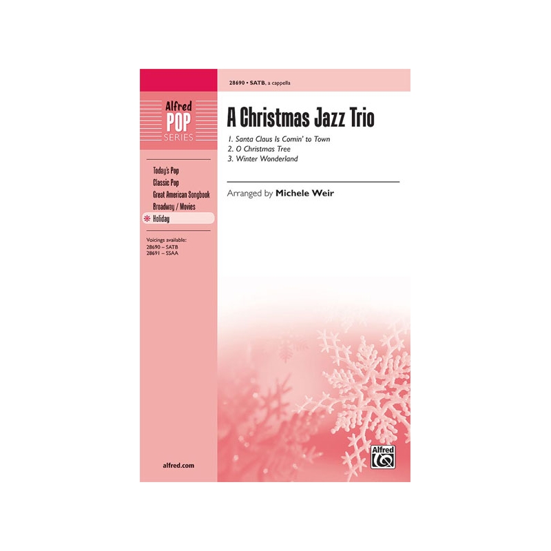 Christmas Jazz Trio, A SATB