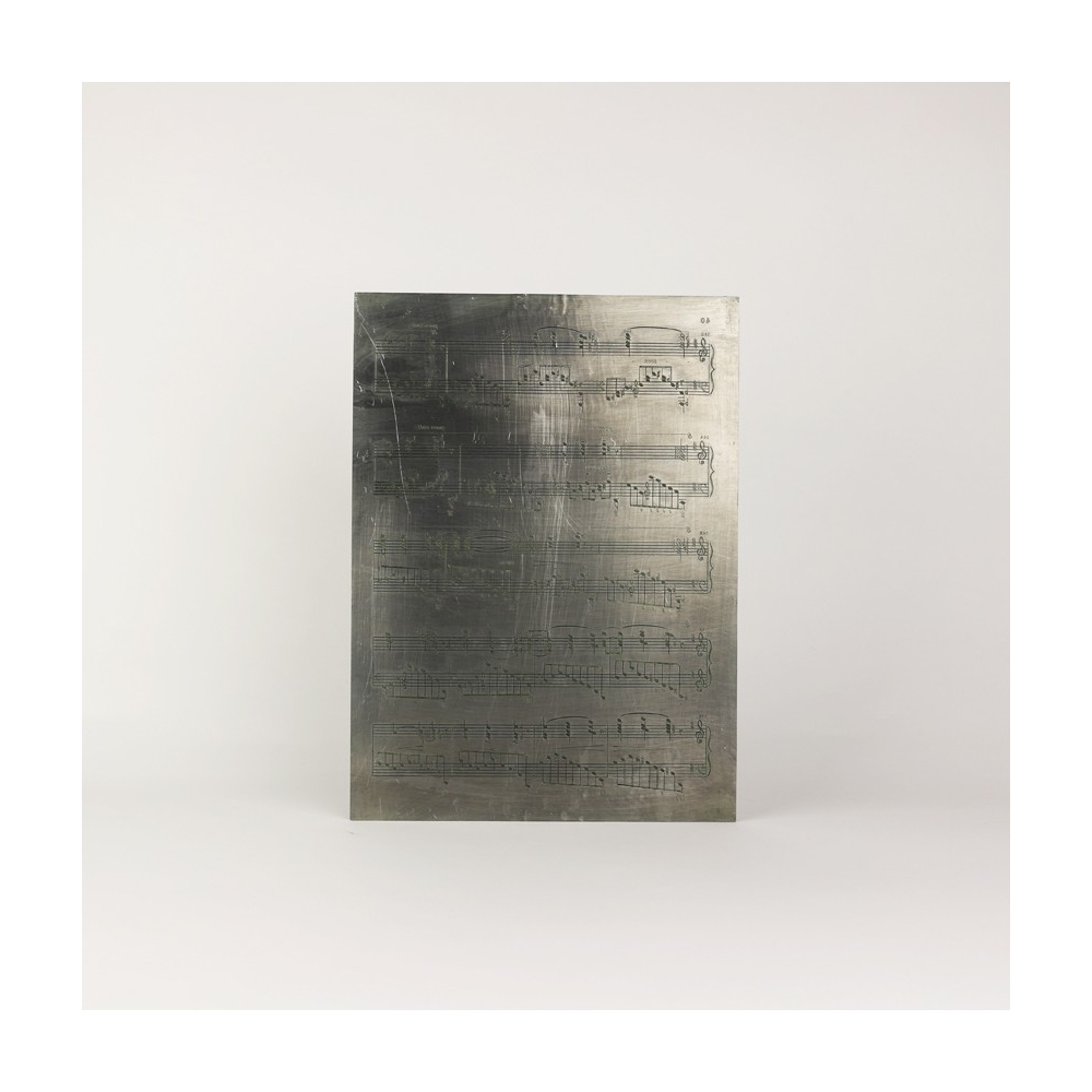 Beethoven – Music engraving plate 
