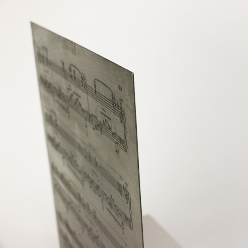 Beethoven – Music engraving plate 