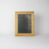 Beethoven music engraving plate, mounted on a wooden plaque 