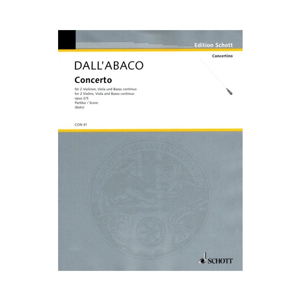 Dall'Abaco, Evaristo Felice - Concerto G Minor op. 2/5 