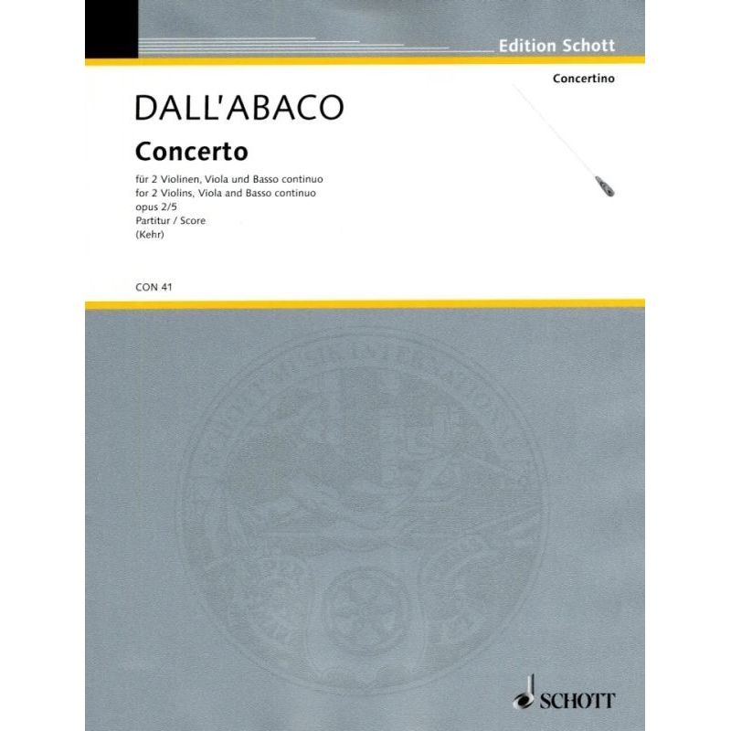Dall'Abaco, Evaristo Felice - Concerto G Minor op. 2/5