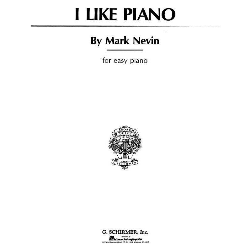 Nevin, Mark - I Like Piano