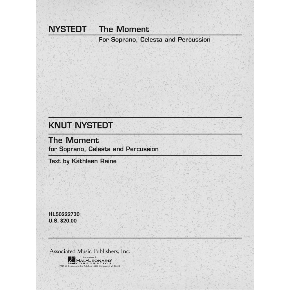 Knut Nystedt: The Moment Op.52 (Score)