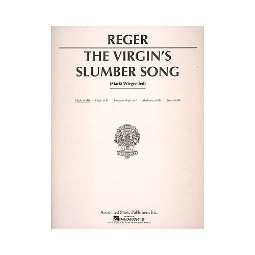 Reger - Maria Wiegenlied (Op76/52) (Ab)